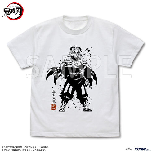 『鬼滅の刃』惡鬼滅殺 煉獄杏寿郎 Tシャツ サンドカーキ M