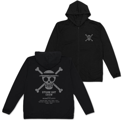 『ワンピース ONE PIECE』麦わらの一味 薄手ドライパーカー Ver.2.0 グレー M