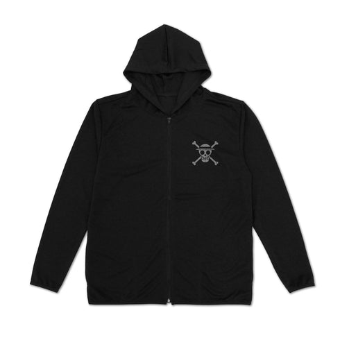 『ワンピース ONE PIECE』麦わらの一味 薄手ドライパーカー Ver.2.0 グレー XXL