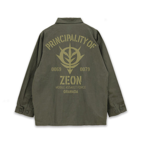 『機動戦士ガンダム』ジオン公国軍 ファティーグジャケット Ver.2.0 モス XL