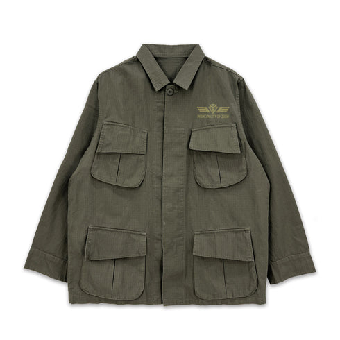 『機動戦士ガンダム』ジオン公国軍 ファティーグジャケット Ver.2.0 モス XL