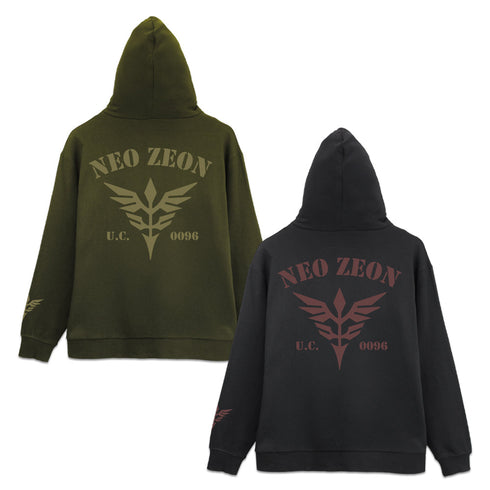 『機動戦士ガンダムUC(ユニコーン)』ネオ・ジオン ジップパーカー Ver.2.0 ブラック XXL