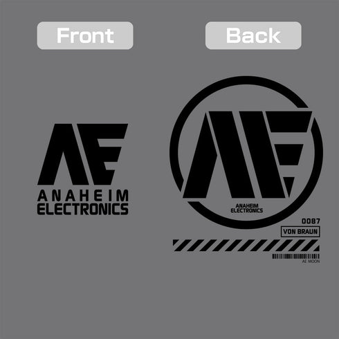 『機動戦士Zガンダム』アナハイム・エレクトロニクス ジップパーカー Ver.2.0 ミックスグレー XL