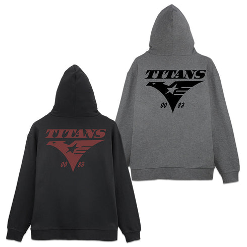 『機動戦士Zガンダム』ティターンズ ジップパーカー Ver.2.0 ミックスグレー XXL