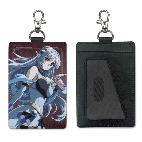 "My Status as an Assassin Is Clearly Stronger Than That of the Hero" Amelia Rose Quartz Pass Case (with Snap Hook)