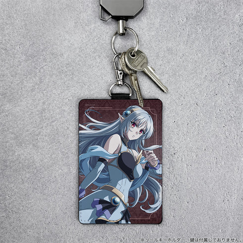 "My Status as an Assassin Is Clearly Stronger Than That of the Hero" Amelia Rose Quartz Pass Case (with Snap Hook)