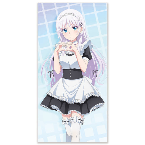《Summer Pockets》全新绘制 鸣濑白羽 120cm超大毛巾 侍奉女仆版