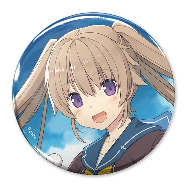 『蒼の彼方のフォーリズム』有坂真白 65mm缶バッジ Beyond the sky Ver.