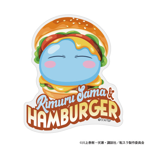 『転生したらスライムだった件』ハンバーガーに挟まれたリムル様 アクリルマグネット
