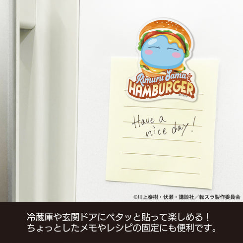 『転生したらスライムだった件』ハンバーガーに挟まれたリムル様 アクリルマグネット