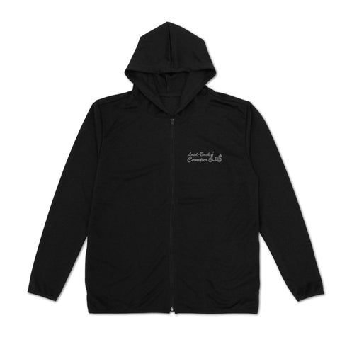 《悠哉露营△ 第三季》Silhouette Bikes 志摩凛 轻薄速干连帽衫 黑色 XL