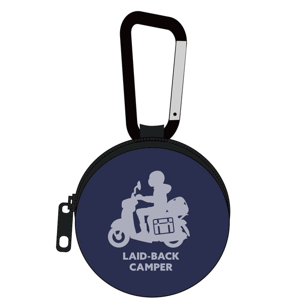 《轻松露营△ 第三季》剪影款自行车志摩凛 附挂钩迷你收纳包