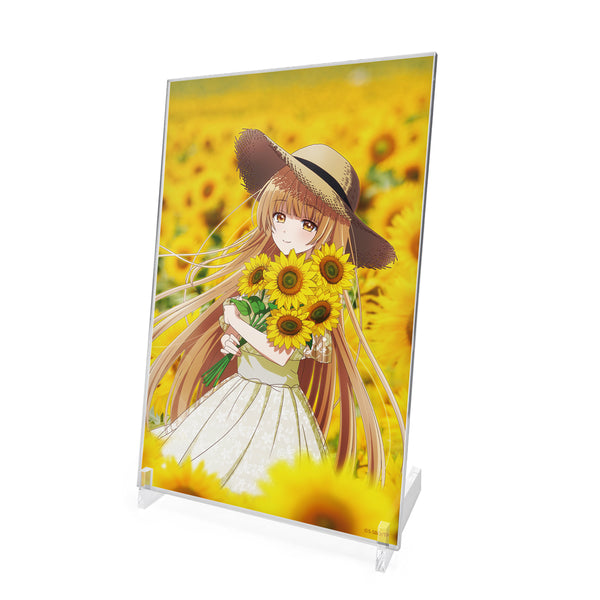 "How My Neighbor the Angel Turned Me Into a Good-for-Nothing Without Me Even Noticing" by Mahiru Shiina - Acrylic Art Stand - Sunflower Ver.