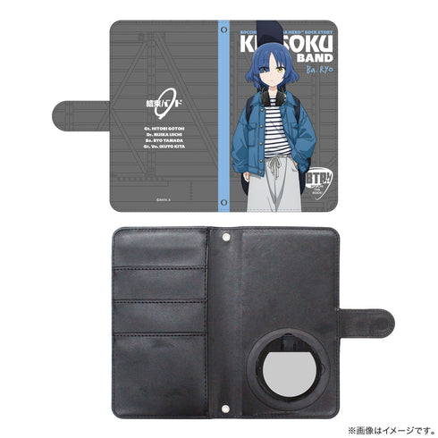 『ぼっち・ざ・ろっく!』山田リョウ 手帳型スマホケース Lサイズ ストリートファッションVer.