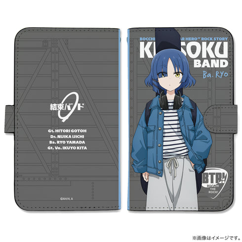 『ぼっち・ざ・ろっく!』山田リョウ 手帳型スマホケース LLサイズ ストリートファッションVer.