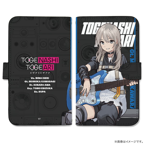 『ガールズバンドクライ』描き下ろし 河原木桃香 手帳型スマホケース Lサイズ