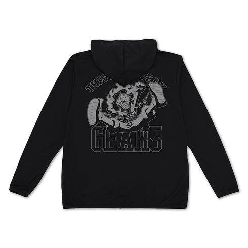 《海賊王》路飛 Gear 5 輕薄速乾連帽外套 黑色 M