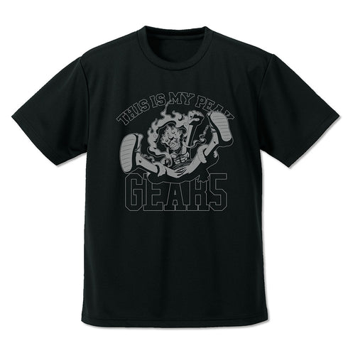 『ワンピース』ルフィ ギア5 ドライTシャツ ブラック L