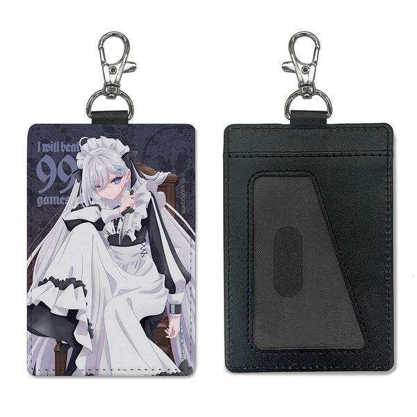 "Making a Living from Death Games" Yūki Ghost House Pass Case (with snap hook)