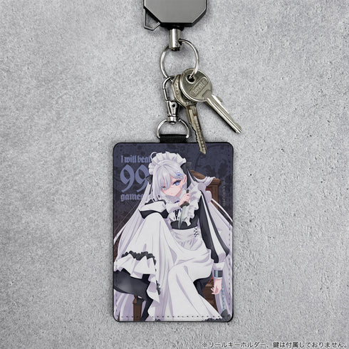 "Making a Living from Death Games" Yūki Ghost House Pass Case (with snap hook)