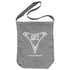 "Ultraman Tiga" GUTS Logo Shoulder Tote - Medium Gray