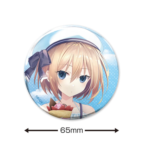 『超次元ゲイム ネプテューヌ』描き下ろし ブラン 65mm缶バッジ スイーツタイムVer.