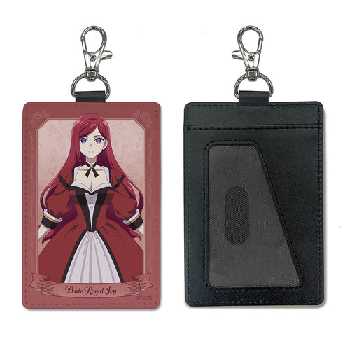 "The Most Powerful, Wicked Final Boss Queen, the Root of All Tragedy, Devotes Herself to the People. Season 2" Pride Pass Case (with Snap Hook)