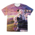 『HYKE:NorthernLight(s)』ハイク フルグラフィックTシャツ ホワイト M