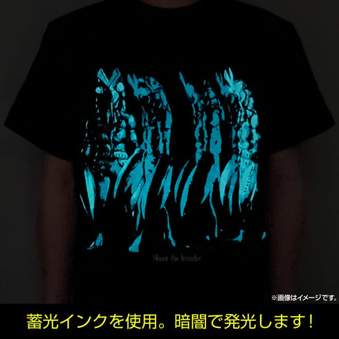 『ウルトラマン』バルタン星人 蓄光Tシャツ ブラック L