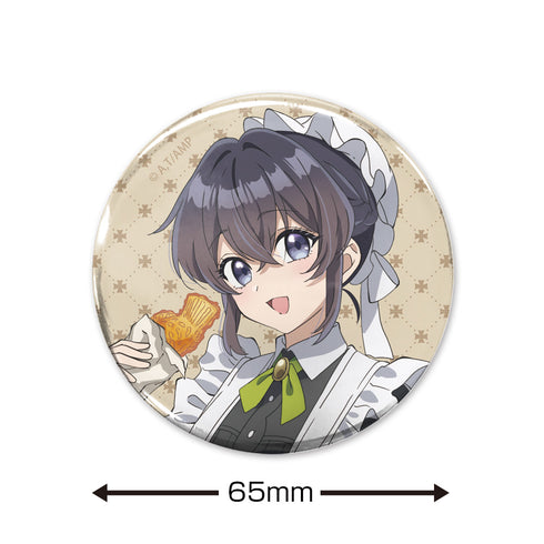 『ヒロイン?聖女?いいえ、オールワークスメイドです(誇)!』描き下ろし メロディ・ウェーブ 65mm缶バッジ