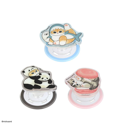 『mofusand』MagSafe 相容 模切 透明 POCOPOCO 熊貓喵