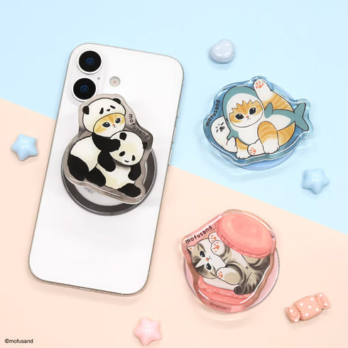 『mofusand』MagSafe 相容 模切 透明 POCOPOCO 熊貓喵