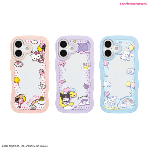 『サンリオキャラクターズ』iPhone 17対応うねうねフレームケース ハローキティ