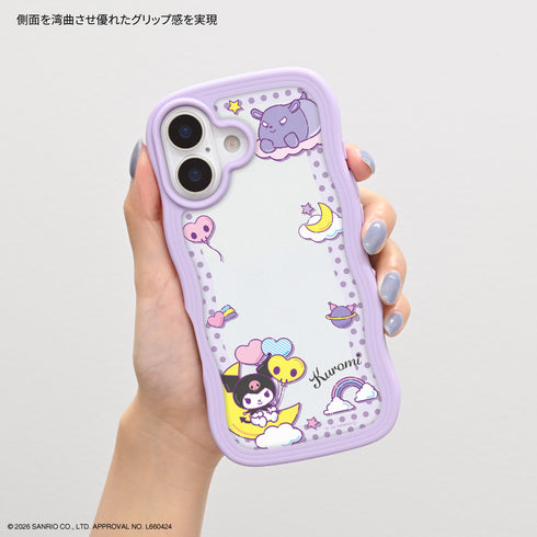 『サンリオキャラクターズ』iPhone 17対応うねうねフレームケース ハローキティ