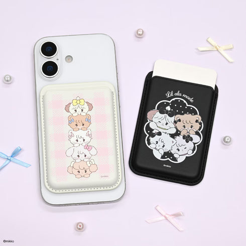 『Lil ala mode』MagSafe 相容 卡片錢包 白色