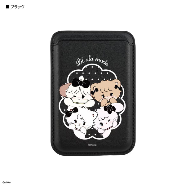 『Lil ala mode』MagSafe 対応 カードウォレット ブラック
