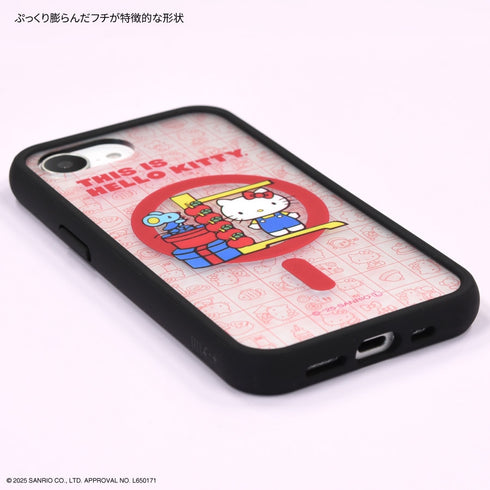 《三丽鸥角色》IIII fit Plump Frame iPhone 16e MagSafe兼容保护壳 凯蒂猫