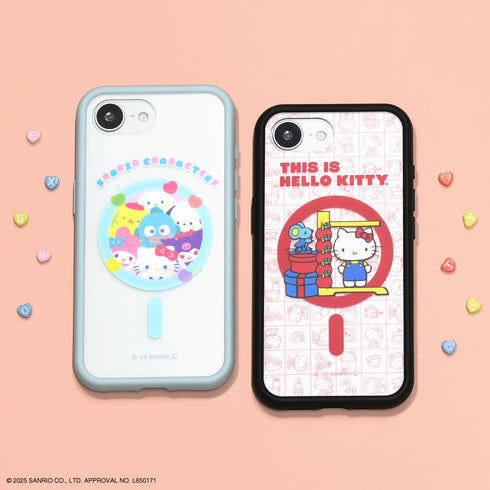 《三丽鸥角色》IIII fit Plump Frame iPhone 16e MagSafe兼容保护壳 凯蒂猫