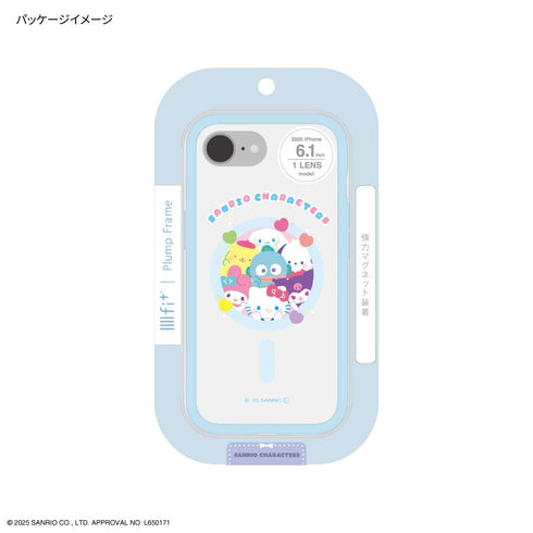 《三丽鸥角色》IIII fit Plump Frame iPhone 16e MagSafe兼容保护壳 凯蒂猫