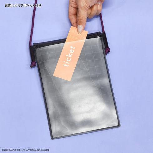《三丽鸥角色》IIIIpocket Clear 智能手机收纳包 美乐蒂
