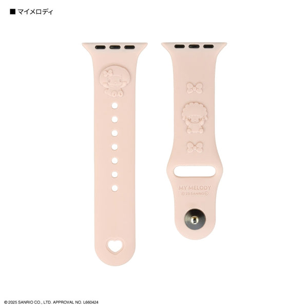 《三丽鸥角色》Apple Watch 42/41/40/38mm适用硅胶表带 美乐蒂