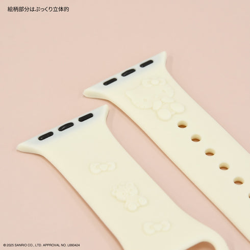 《三丽鸥角色》Apple Watch 42/41/40/38mm适用硅胶表带 美乐蒂