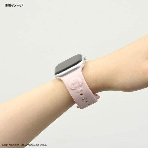 《三丽鸥角色》Apple Watch 42/41/40/38mm适用硅胶表带 美乐蒂