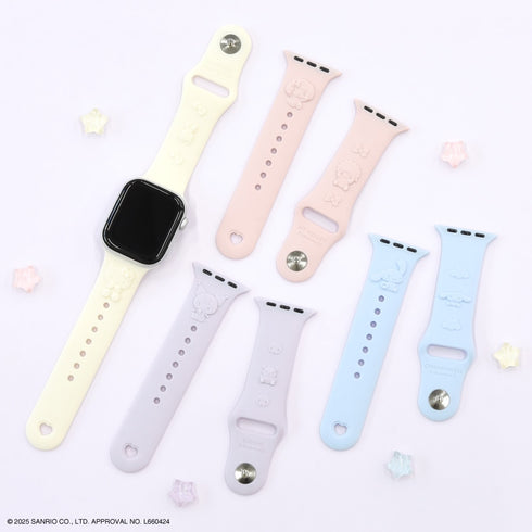 《三丽鸥角色》Apple Watch 42/41/40/38mm适用硅胶表带 美乐蒂