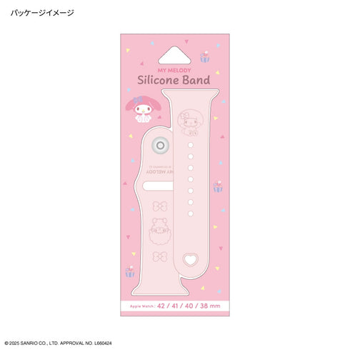 《三丽鸥角色》Apple Watch 42/41/40/38mm适用硅胶表带 美乐蒂