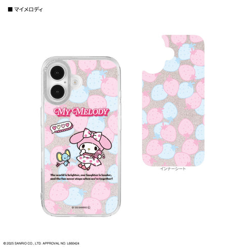 『サンリオキャラクターズ』Camera Frame iPhone 16対応ケース マイメロディ