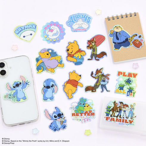 『ディズニー、ディズニー・ピクサーキャラクター』モバイルステッカー ズートピア