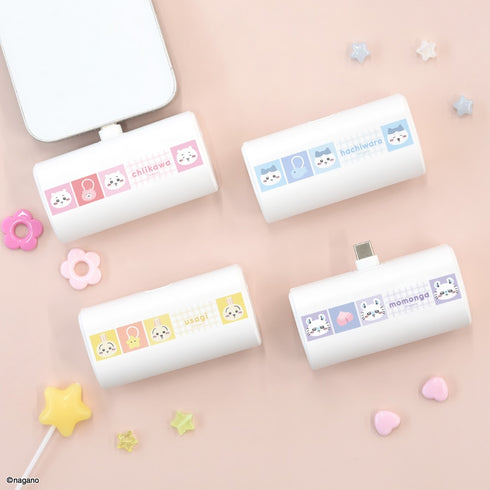 《Chikawa》附USB Type-C連接埠 鋰離子充電器 4000mAh 八割