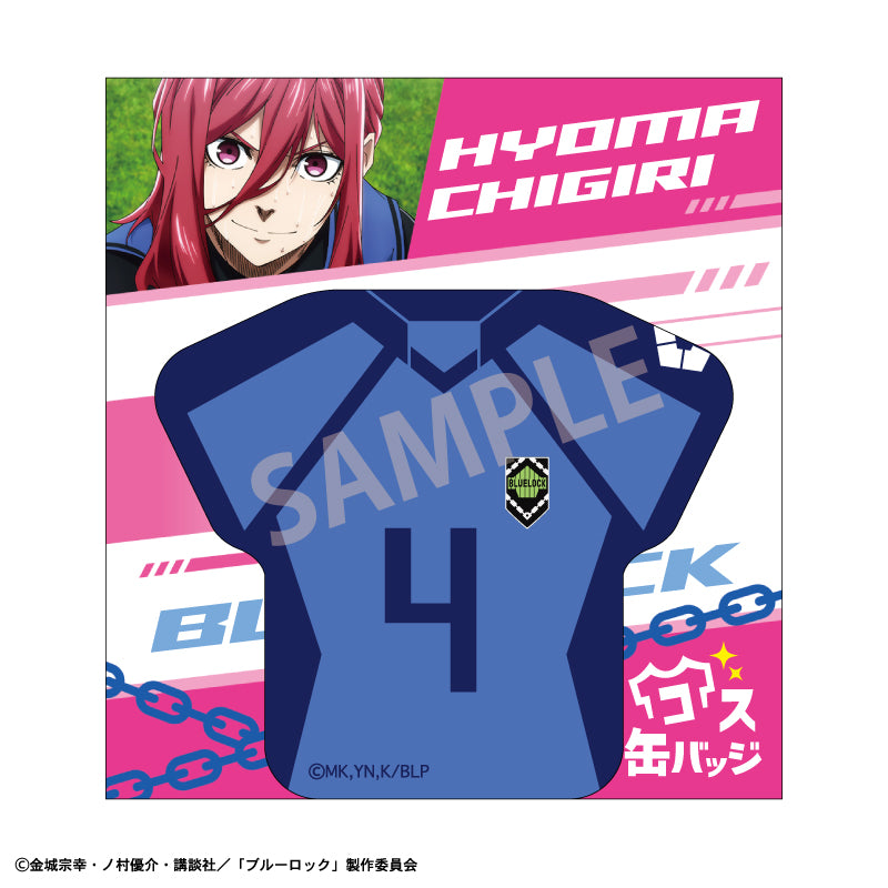 千切豹馬 「ホログラム缶バッジ(65mm) ブルーロック 01.制服ver