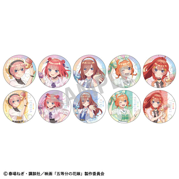 『映画 五等分の花嫁』トレーディング缶バッジ バブルガン BOX
